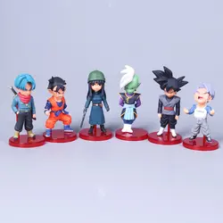 Dragon Ball Супер VOL.6 Сын Гохан Гоку черный Мужские Шорты для купания mai zamasu PVC Фигурки Коллекционная модель Игрушечные лошадки 6 шт./компл. 8 см