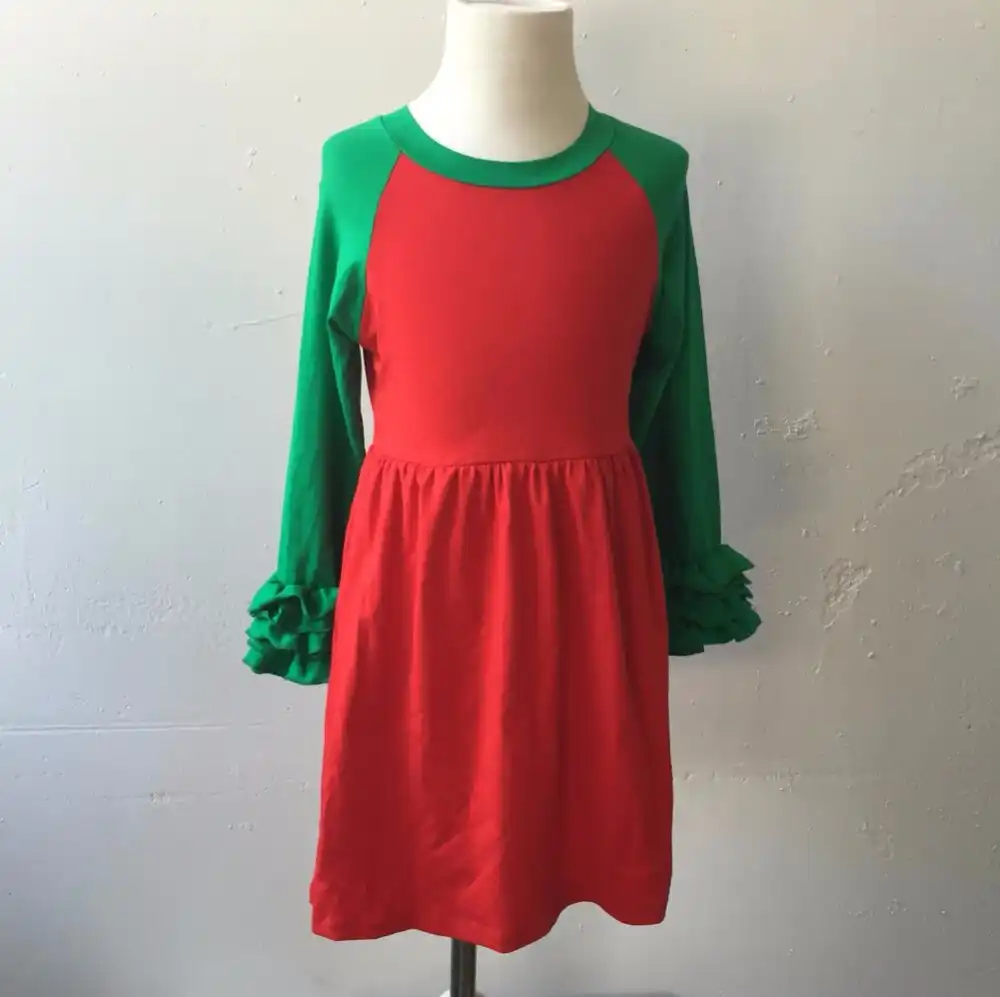 baby frock red