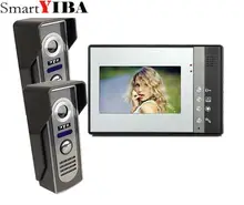 SmartYIBA 7 «проводной видеодомофон видео звонок с IR-CUT Открытый камеры 1000TVL визуальный домофон удаленной разблокировки двери видео