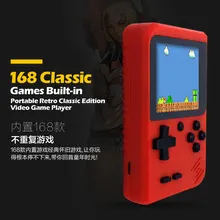Дети ретро мини портативные игровые плееры Встроенный 168 игр 2,8 дюймов 8 бит классический видео портативная игровая консоль подарки