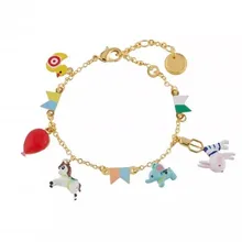 Amybaby ручной работы модный дизайн глянцевое покрытие Dumbo и Cockhorse женский браслет ювелирные изделия для вечерние