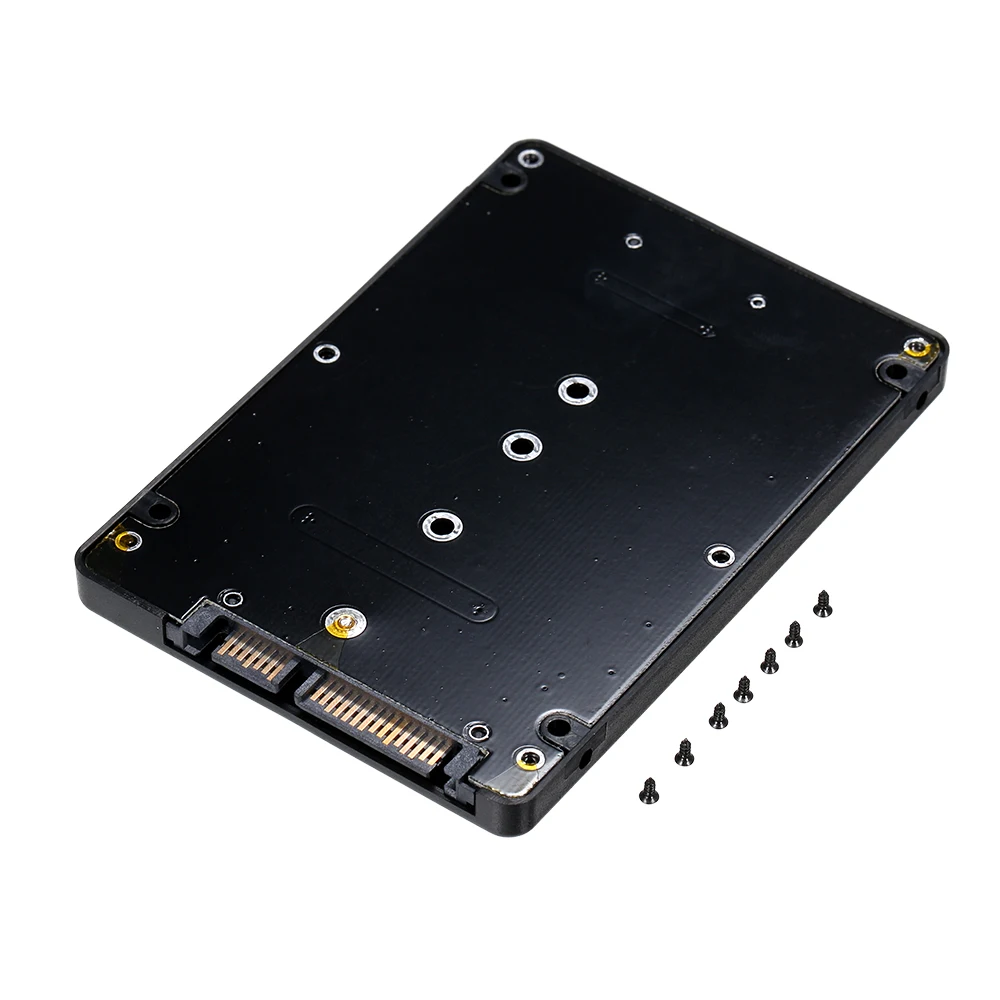 NGFF M.2 SSD 22Pin SATA III адаптер конвертер с 2,5 ''SSD HDD корпус 2280 2260 2242 2230 SSD