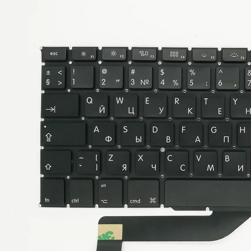 Новая русская клавиатура с английской раскладкой для MacBook Pro Retina 15 дюймов A1398 2012 2013