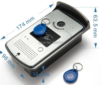 Goedkoop Video Intercom Deurtelefoon Systeem 1 Rfid Kaartlezer Hd Deurbel Camera In Voorraad Groothandel