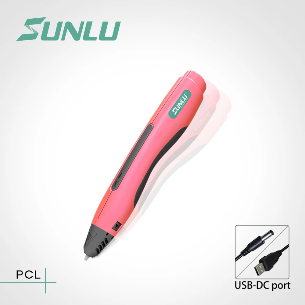 SUNLU SL-400A 3d граффити ручка поддержка PCL нити низкой температуры безопаснее использовать для детей 3D печати ручки подарок на день рождения