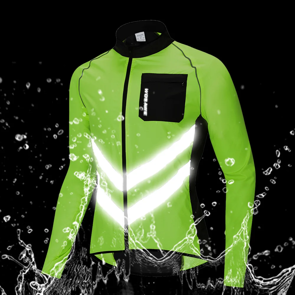Водонепроницаемые велосипедные куртки водостойкий велосипедный отражающий ветровка велосипедный Безопасный Жилет 3XL ветронепроницаемая Водонепроницаемая велосипедная куртка