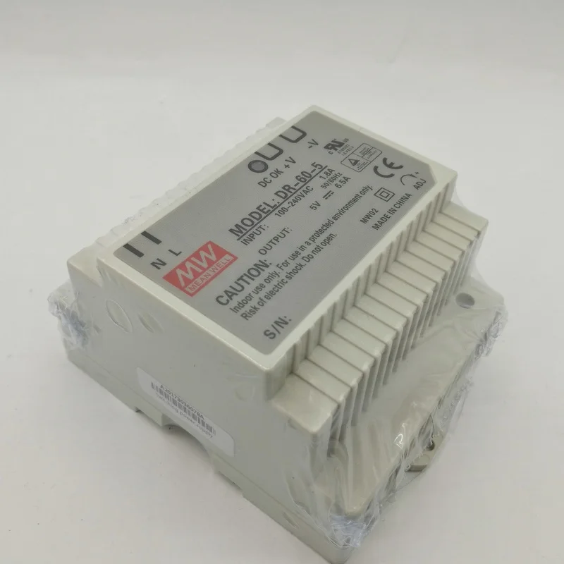 

Din rail Single Output Switching power supply DR-60-5 6.5A ac dc converter SMPS