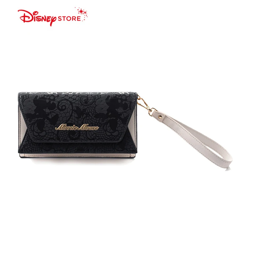 

Disney Minnie Lace Women HandBag Brand 2018 New Arrival Day Clutches Purse Fashion Lady Evening Bags Phone Key Pocket Bags A239