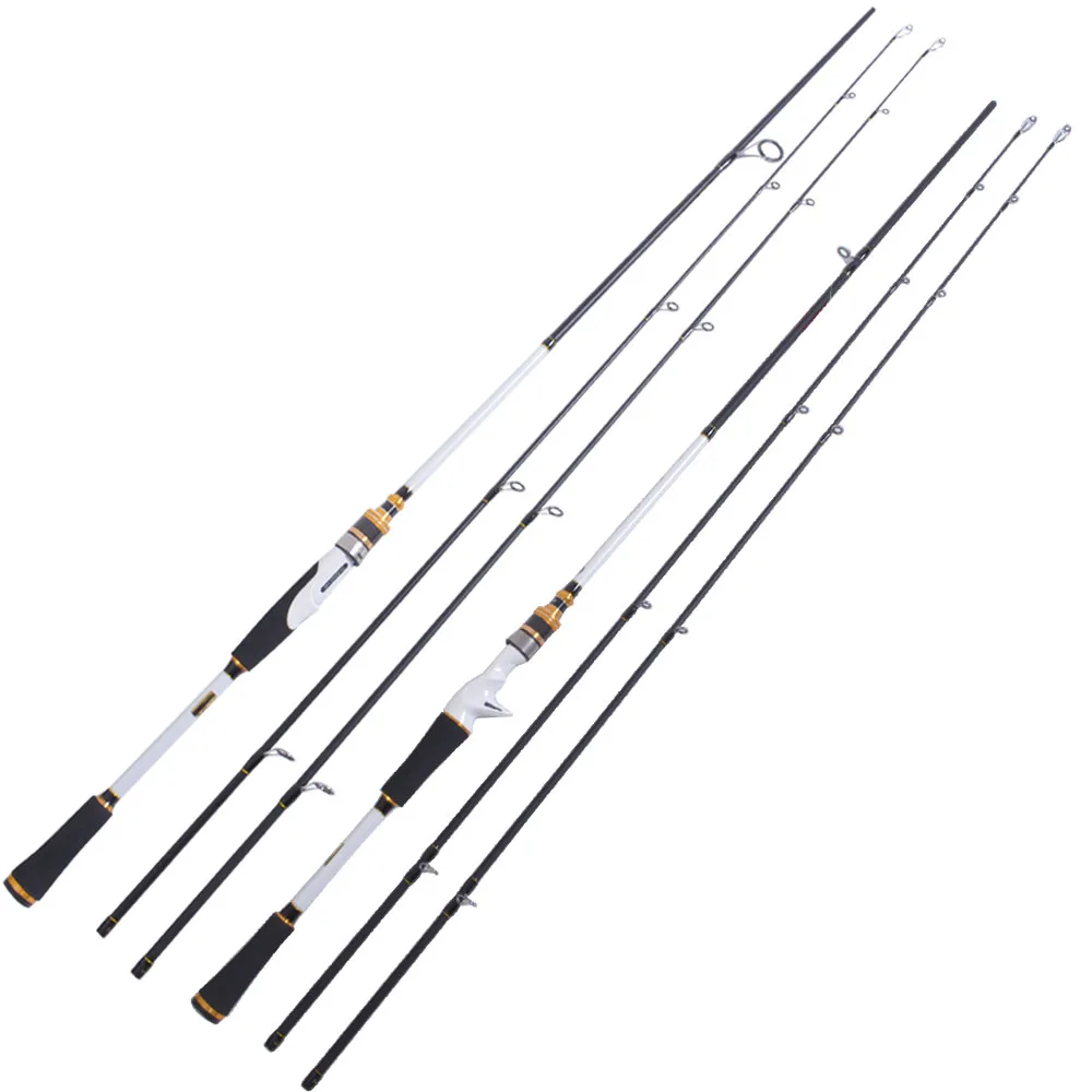 2.1M 2 Sections Lure Fishing Rod Ceramic Guide Rings Carbon M&MH 2 Tips