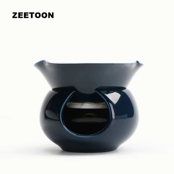 

Japanese Style Ji Blue Glaze Gold Line Tea Strainers Kit Porcelain Coffee Filters Ceramic Kung Fu Tea Set Vintage Home Decor New