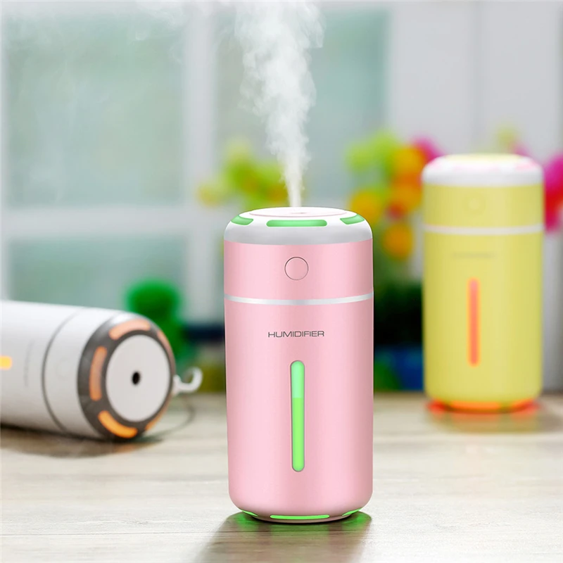 

TENSKE 230ml USB LED Ultrasonic Humidifier Air Home Decor Diffuser Purifier Atomizer Humidifier For Home Office Dropship Apr1