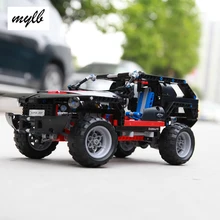 Mylb Cruiser SUV Transporte 589 pcs Car Racing Modelo Building Block Define Bricks DIY Brinquedos Educativos transporte da gota