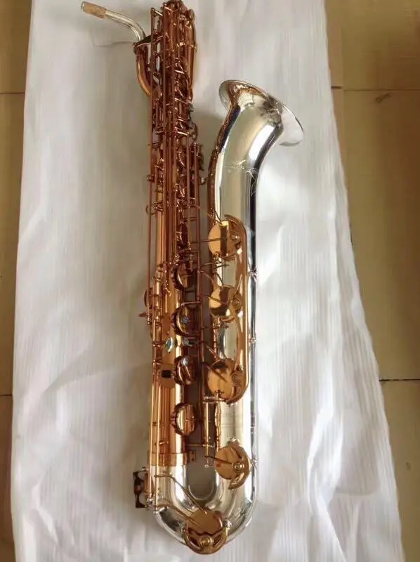 Yanagisawa B 9930 BSB Professional Eb Baritone Saxophone Nickel + Gold Key Low A +casein