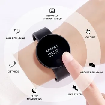 

SD03 Smart Watch Bluetooth Intelligent Pedometer Sport Fitness Tracker Smart Bracelet Digital Clock for IOS Android