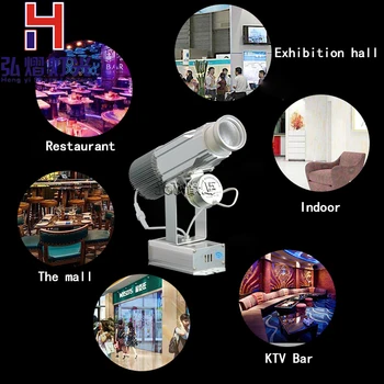 

Latest Rotating Custom Design Gobo Light American DJ Gobo Projector Led Custom Image Not waterproof Logo Projection Projectors