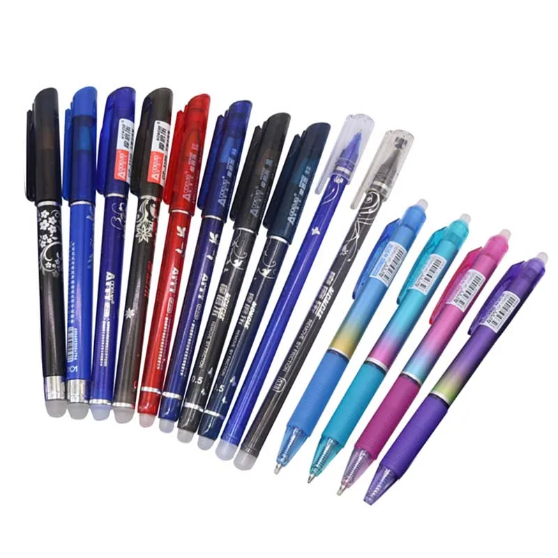 

24 pcs Erasable pen OR 100 pcs Erasable ink refill 0.38mm 0.5mm nib Water-based gel pen Student office calligraphy practice pen