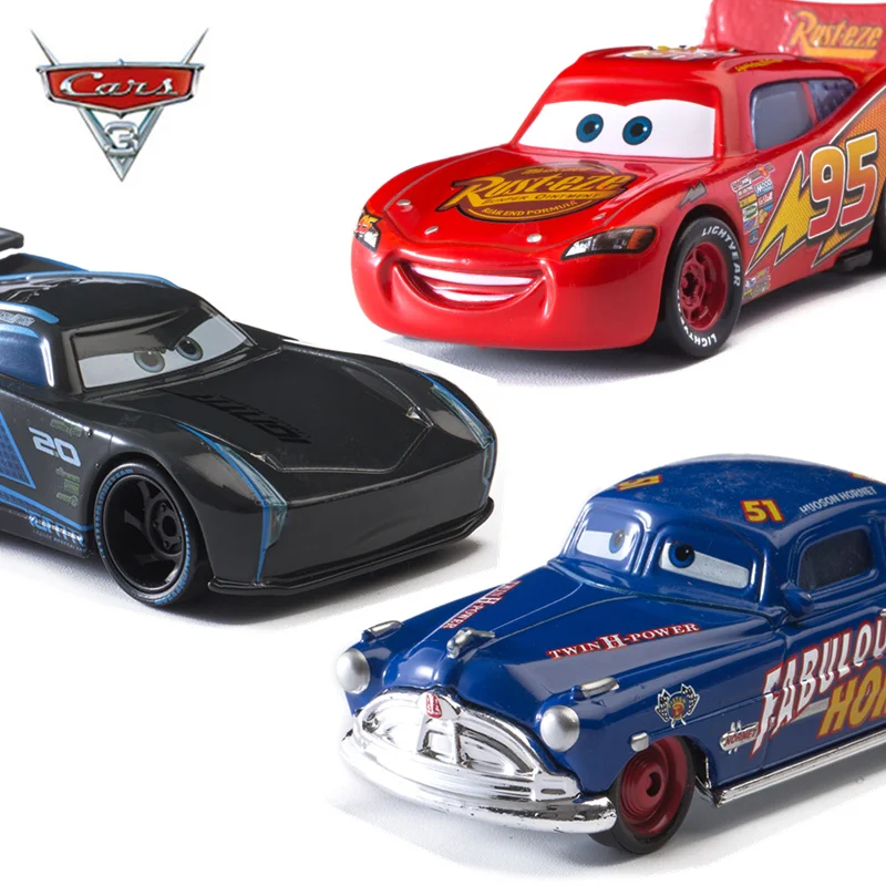 Disney Pixar Cars The King Lightning McQueen матер Джексон шторм Рамирес 1:55 литая модель из