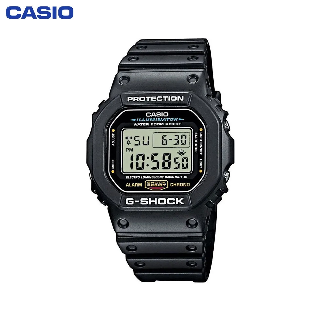 Наручные часы Casio DW 5600E 1V мужские электронные на пластиковом ремешке|Спортивные