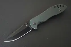 (TRSKT) 6074 OLBLK Флиппер складной нож спасательный охотничий нож Выживание Складные карманные ножи кемпинг инструмент дропшиппинг