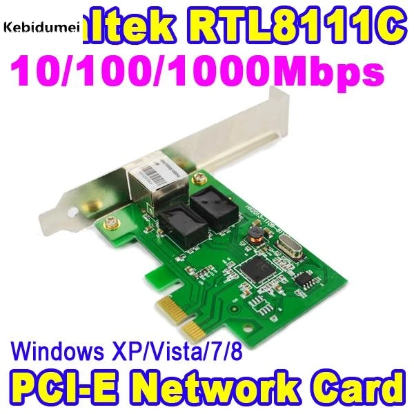 

New Gigabit Ethernet PCI Express PCI-E Network Controller Card 1000 Base-T 10/100/1000Mbps RJ45 RJ-45 LAN Adapter Converter