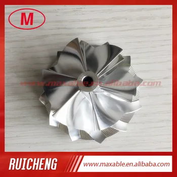 

K16 5324-123-2206 49.62/61.98mm 6+6 blades performance billet/milling/aluminum 2618 compressor wheel for TTRS 1855-970-0000