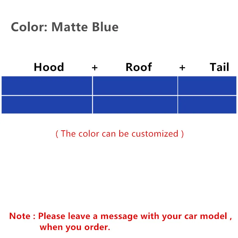 Спортивные полосы капот автомобиля крыша Хвост дверь сторона весь стикер Авто индивидуальные кузова наклейки внешние аксессуары для Ford Mustang - Название цвета: Hood Tail roof