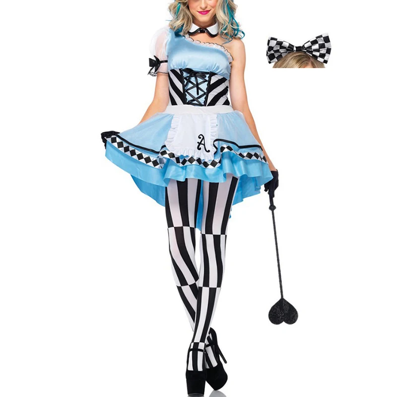 Женский костюм горничной Алиса в стране чудес|halloween costume|costume for womenhalloween costumes women |