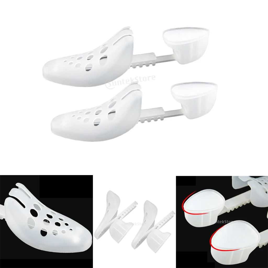 2 Pcs Plastic Mini Shoe Tree Adjustable Stretcher Widener Expanders Stretch Length Width Height Shoe Expander Support
