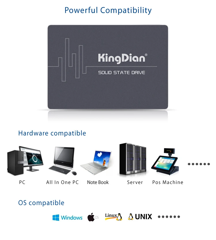 KingDian жесткий диск SSD 120 GB 240 GB 480 GB 1 ТБ Sata Дискотека Дуро SSD 120 GB 240 GB 2,5 ''Внутренний твердотельный диск Dysk SSD SATA3