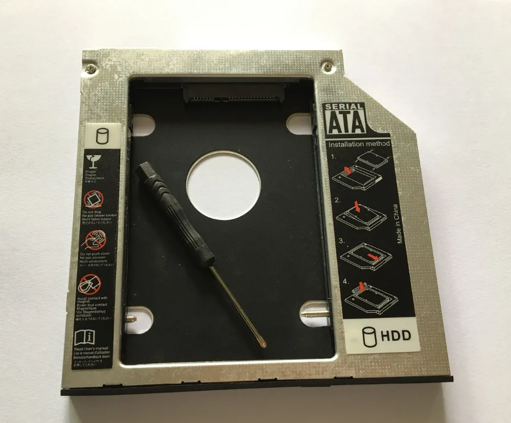 Новый 9 5 мм SATA 2nd SSD HDD Caddy WZSM для Asus N550jk R510c R510e R510l R510v Y481ld Y581ld Y581lc Y582ld жесткий диск