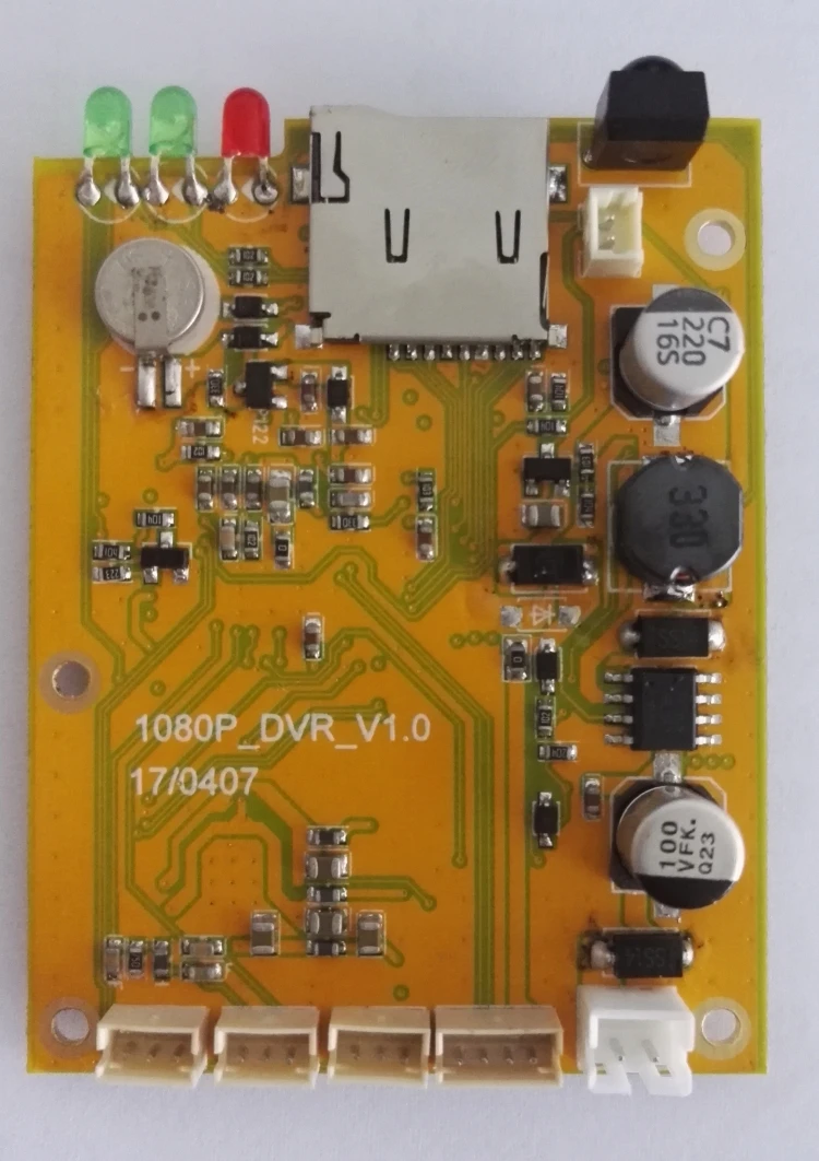 Одноканальная Коаксиальная видеоплата HD 1080P AHD/TVI Mini DVR плата TF карта видеомодуль |