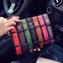 Весенняя новая сумка Ms. Европейская и американская мода хит цвет прошитая шерсть мяч клатч