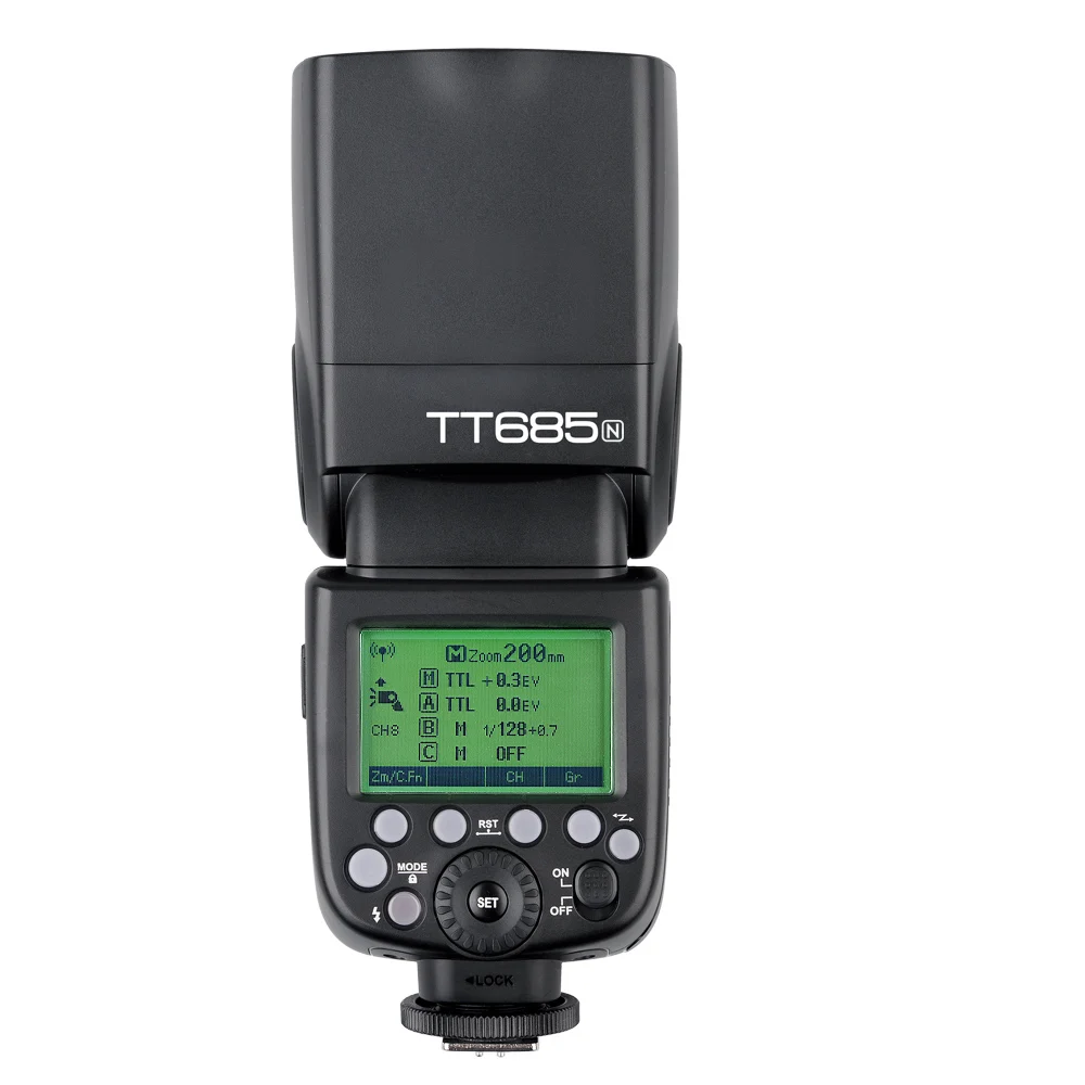 GODOX TT685N i-TTL Speedlight 2.4G HSS 1/8000s GN60 Master Flash Speedlite for Nikon Camera D7100 D