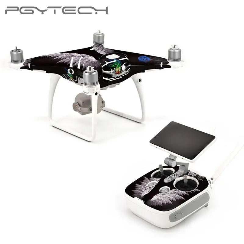 PGYTECH DJI Phantom 4 Pro Углеродные зернистые наклейки водонепроницаемый кожный протектор