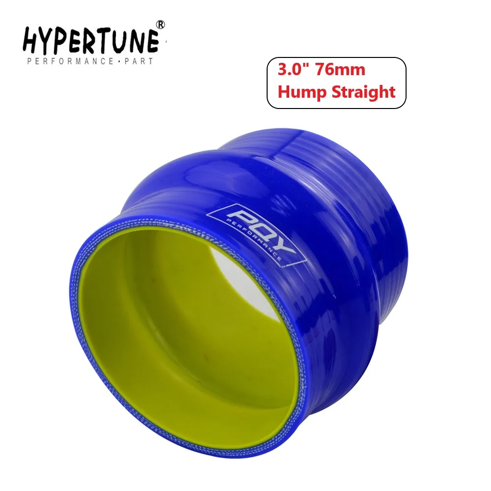 

Hypertune - 3.0" 76mm Hump Straight Silicone Hose Intercooler Coupler Tube Pipe Blue&yellow HT-HSH0030-QY
