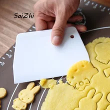 

Plastic Dough Scraper Cake Spatulas Cake Pastry Spatulas Butter Scraper Trapezoidal Scraper Cake Tools Kitchen Cutter 5952