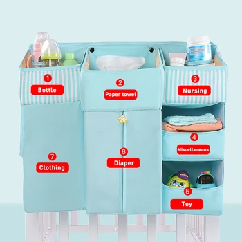 

Baby Cot Bed Linen Baby Cot Bedding Set babybett Child Bed Diaper Organizer Portable Hanging Storage Bag