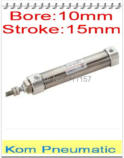 

10-15 SMC Type CDJ2B Bore 10mm Stroke 15mm Mini Pneumatic Air Cylinder 10-15mm 10*15