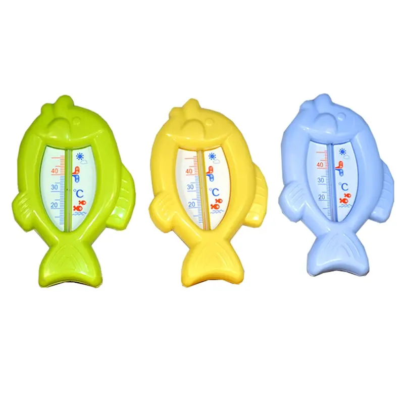 1 шт., безопасная пластиковая Ванна в форме рыбы, датчик для полива, термометр, термометр, детская игрушка для ванны, плавающие термометры для воды, поплавок