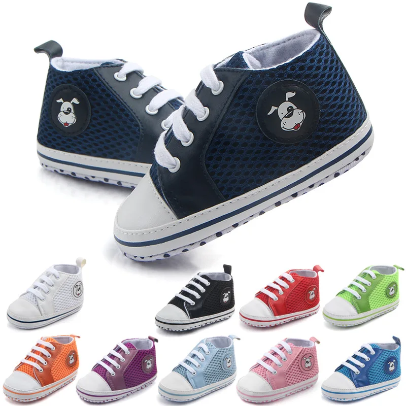 

1 Pair Lytwtw's Baby Shoes Prewalker Boys Toddlers Moccasins First Walkers Girls Footwear Infant Sneakers Mesh Dog Newborn