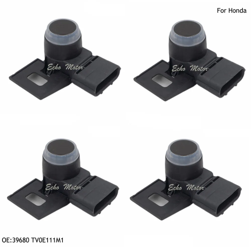 

New 4pcs YR604M 39680 TV0-E111-M1 PDC Parking Sensor Reverse Assist For Honda 0263023776
