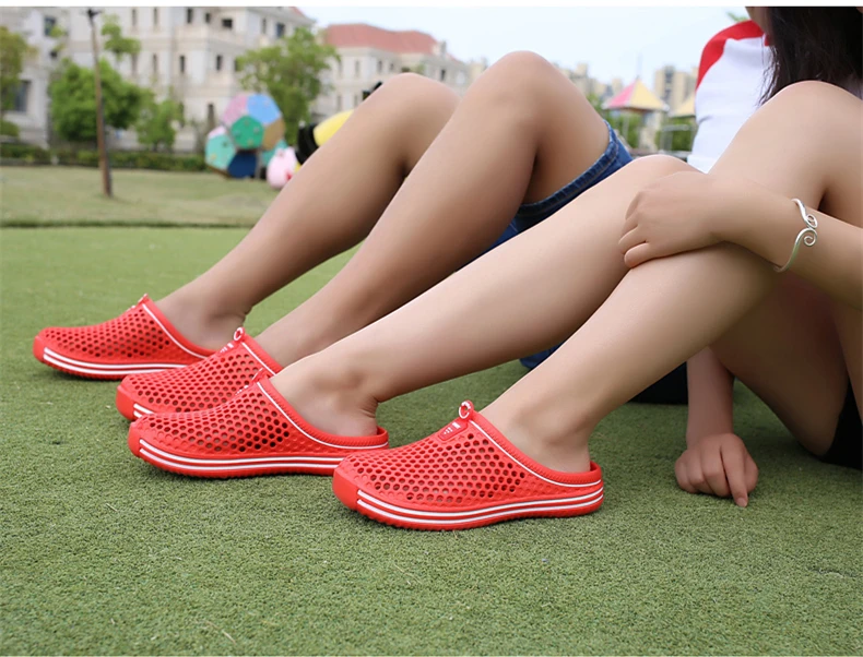 Brand Duty-Free Big Size 36-45 Lover Clogs 6 Colors Croc Shoes Men Band Sandals Summer Beach Water Swimming Mens Shoe (13)