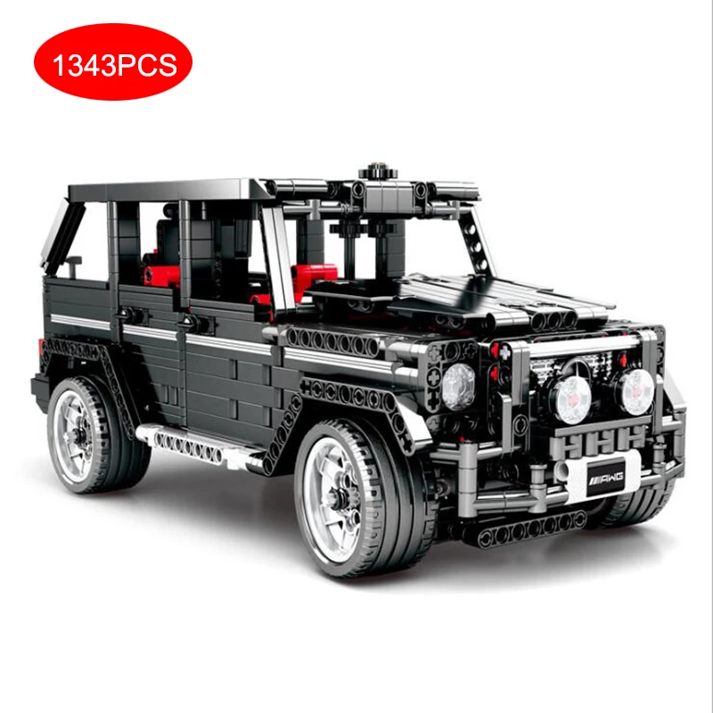 

Legoing Technic Series Power Functions Banz-G500 SUV Racing Speed Car Simulation Model Blocks Toys Compatible LEGOings Cars Sets
