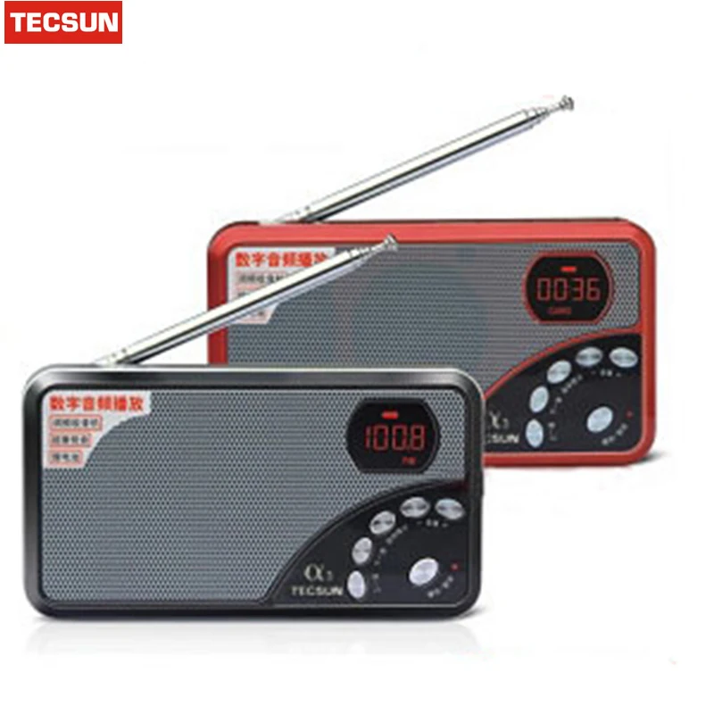 Цифровой портативный Радиоприемник TECSUN A3 FM радио со встроенным динамиком