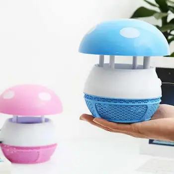 

Mushroom LED Mosquito Repeller Photocatalyst Household No Radiation Inhalation Mute USB Mosquito Killer Light Lamp