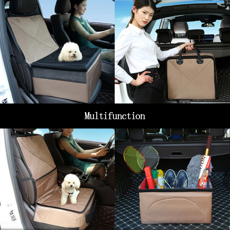 Pet Cat Carrier for Dogs Bag Dog Safe Carry House Dog Car Seat Cover Pet Product Waterproof