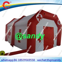 Воздуха до двери, 7x5x3 mH надувной больничный тент, надувной аварийный чехол, надувной медицинский тент