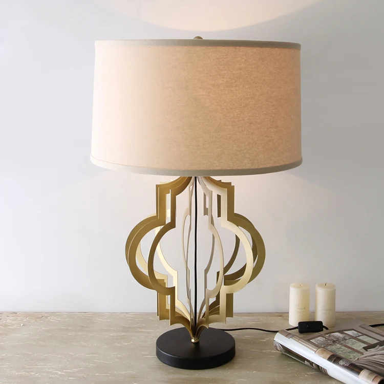 Лофт винтажный американский стиль современный блеск железной ткани Эдисон Золотая настольная лампа промышленная настольная прикроватная для чтения домашнего декора освещение