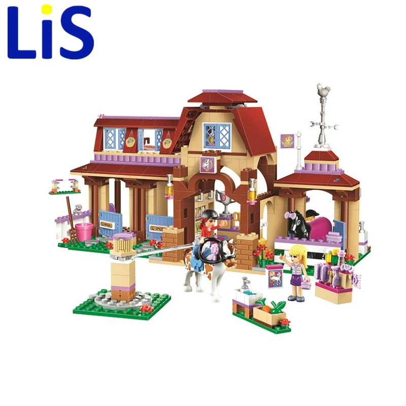 

Lis 2017 BELA 10562 594Pcs Heartlake Mia House Pet Show Model Building Blocks Kit Bricks Educational Toys With Lepin
