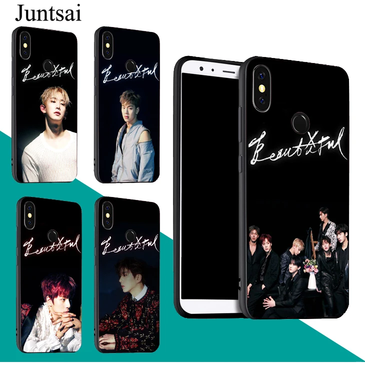 

Juntsai KPOP MONSTA X Soft TPU Case For Xiaomi Redmi 5 Plus Note 5 5A 6A 6 7 S2 4X Mi F1 9 8 6 6X A2 Mix 2 Max3